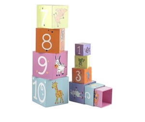 Babyleker - Magni Stacking Tower w/Numbers 1-10 - 1332