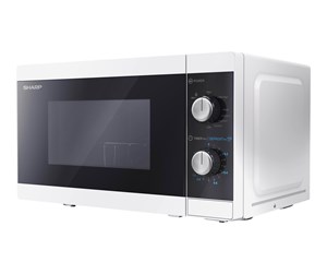 Mikrobølgeovn - Sharp YC-MG01E-W - microwave oven with grill - freestanding - white/black - YC-MG01E-W