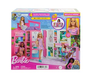 Dukker, Bamser & Utstyr - Barbie Getaway Doll House & Doll - HRJ77