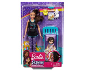 Dukker, Bamser & Utstyr - Barbie Skipper Babysitters Inc. Bedtime - GHV88