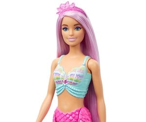 Dukker, Bamser & Utstyr - Barbie Mermaid Doll with 18 cm Long Fantasy Hair - HRR00