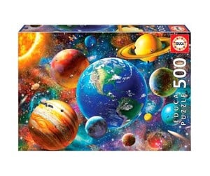 Puslespill - Educa - 500 pcs - Solarsystem Puzzle - 018449