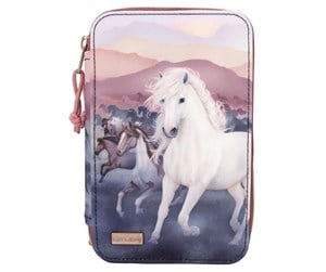 Skole - Depesche Miss Melody - Triple Pencil Case With Quilting NIGHT HORSES ( 0412512 ) - 412511