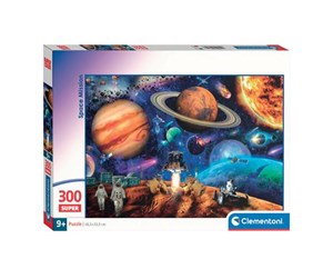 Puslespill - Clementoni Jigsaw Puzzle Super Color Space Mission 300pcs. Gulv - 21724