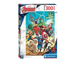 Puslespill - Clementoni Jigsaw Puzzle Super Color The Avengers 300pcs. Gulv - 21728