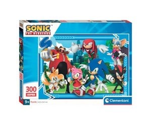 Puslespill - Clementoni Jigsaw Puzzle Super Color Sonic 300pcs Gulv - 21729