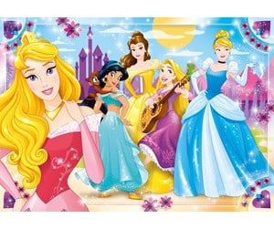 Puslespill - Clementoni Jigsaw Puzzle Super Color Maxi Disney Princess 104pcs. Gulv - 23714