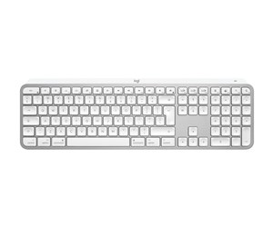 Tastatur - Logitech MX Keys S for Mac - Pale Grey - Tastatur - Amerikansk Engelsk - Hvit - 920-011638