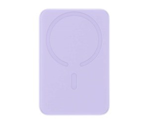 Nødlader - Baseus Powerbank Magnetic Mini 10000mAh 20W MagSafe (purple) Nødlader - Lilla - 10000 mAh - PPCX110105