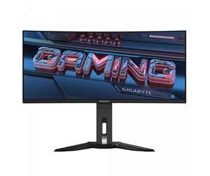 Skjerm - 34" GIGABYTE MO34WQC - 3440x1440 (WQHD) | 175Hz | QD-OLED | 18W USB-C | Curved - MO34WQC