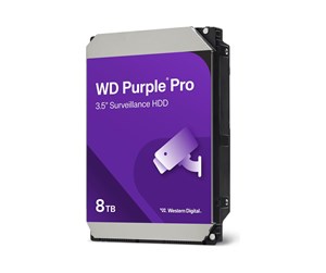 Harddisk - WD Purple Pro - 8TB - Harddisk - WD8002PURP - SATA-600 - 3.5" - WD8002PURP