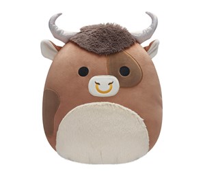 Dukker, Bamser & Utstyr - Squishmallows Shep the Brown Spotted Bull 30cm - 0196566164055