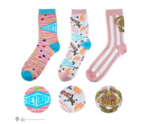 Reklameartikler - Cinereplicas - Harry Potter Socks Set of 3 Honeydukes (35-45) - Sokker - CR1604