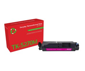 Printertilbehør blekk/toner - Xerox Everyday - magenta - compatible - remanufactured - toner cartridge (alternative for: Kyocera TK-5270M) - Green World Alliance return programme - Laser toner Rød - 006R04814