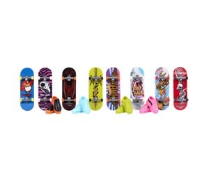 Leketøysbil - Hot Wheels Skate 8-Pack Bundle Of Tony Hawk-themed Fingerboards And Shoes - HMY19