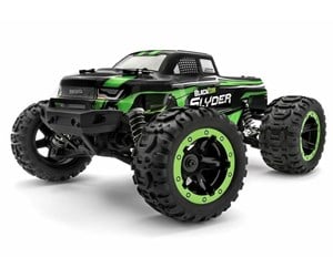 Fjernstyrt - BLACKZON - Slyder MT 1/16 4WD Electric Monster Truck - Green - 540100