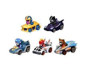 Leketøysbil - Hot Wheels Racerverse Set Of 5 Cars With Marvel Characters As Drivers - HPN40