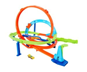 Leketøysbil - Hot Wheels Action Loop Cyclone Challenge Track Set - HXM94