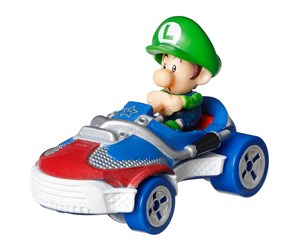 Reklameartikler - Hot Wheels - Mario Kart Baby Luigi Sneeker Vehicle - HDB28