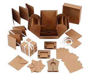 Arts & Crafts - Tilbehør - Creativ Company Explosion box - Brown (25380) - 25380