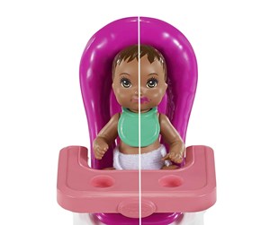 Dukker, Bamser & Utstyr - Barbie - Skipper Babysitters Doll and Playset - Feeding Chair 2 (GRP41) - GRP41