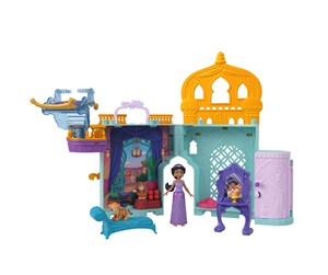 Dukker, Bamser & Utstyr - Disney Princess Jasmine Stacking Castle Doll House with Small Doll - HLW93