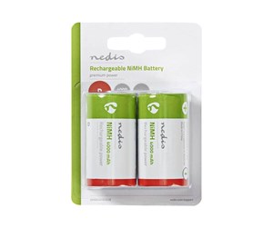 Batteri - Nedis BANM40HR202B battery - 2 x D - NiMH - BANM40HR202B