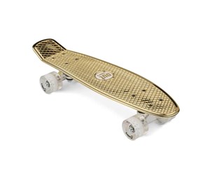 Utendørsleker - ET Toys Outsiders - Chrome Edition Retro Skateboard Gold - 5711336034786