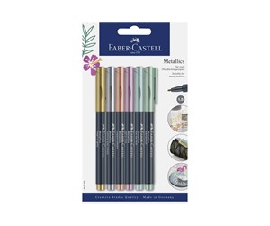 Skrive- & Tegneverktøy - Faber Castell Faber-Castell - Metallics Marker 6 pc (160706) - 160706