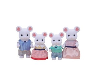 Dukker, Bamser & Utstyr - Epoch Marshmallow Mouse Family - 5308