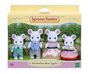 Dukker, Bamser & Utstyr - Sylvanian Families Marshmallow Mouse Family - 5308