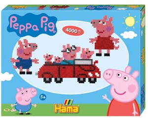 Kreative leker - Hama - Midi Beads - Peppa Pig Giftbox - 387952