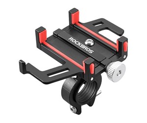 Mobil - Andre tilbehør - Rockbros Bicycle Phone Holder  699-BR (black and red) - 699-BR