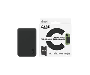 Mobil - Andre tilbehør - CARE by PanzerGlass Fashionable Card Holder Black iPhone - PANZER1445