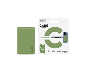 Mobil - Andre tilbehør - CARE by PanzerGlass Fashionable Card Holder Green iPhone - PANZER1448