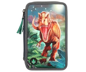 Skole - Depesche Dino World - Triple Pencil Case - ( 0412474 ) - 412474