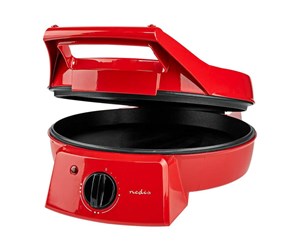 Andre kjøkkenapparater - Nedis FCPM100FRD - pizza maker/grill - red black - FCPM100FRD