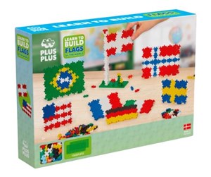 Byggesett - Plus-Plus - Learn To Build Flags of the World - 3932