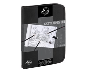 Arts & Crafts - Tilbehør - Nassau Sketchwallet - 17pcs - AR9023/A