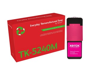 Printertilbehør blekk/toner - Xerox Everyday - magenta - compatible - remanufactured - toner cartridge (alternative for: Kyocera TK-5240M) - Green World Alliance return programme - Laser toner Rød - 006R04810