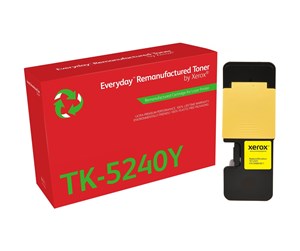 Printertilbehør blekk/toner - Xerox Everyday - yellow - compatible - remanufactured - toner cartridge (alternative for: Kyocera TK-5240Y) - Green World Alliance return programme - Laser toner Yellow - 006R04811