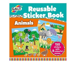 Kreative leker - Galt - Reusable Sticker Book - Animals - 31005098