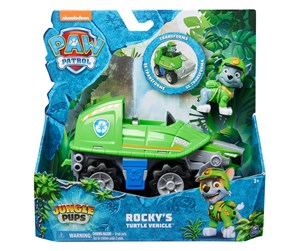 Leketøysbil - Spinmaster Paw Patrol - Jungle Themed Vehicle - Rocky (6067763) - 6067763