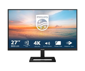 Skjerm - 27" Philips 1000 Series - 3840x2160 - IPS - HDR10 - 27E1N1800AE/00