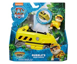 Leketøysbil - Spinmaster Paw Patrol - Jungle Themed Vehicle - Rubble (6067761) - 6067761