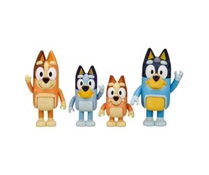 Figurer - Bluey  Figure 4-pack  - Family Pack - 90077