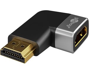 Skjermkabel - Pro Plus - HDMI - Angled Adapter 270° Vertical - Black - 4040849720123