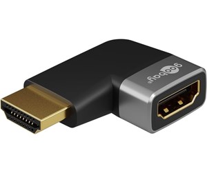 Skjermkabel - Pro Plus - HDMI - Angled Adapter 90° Vertical - Black - 4040849720109