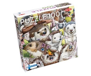 Puslespill - Tactic Hedgehogs 1 pcs puzzle - 59237