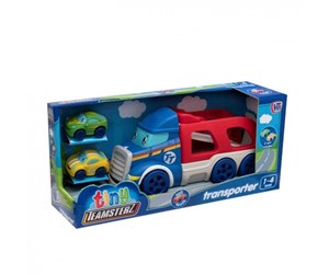 Leketøysbil - Teamsterz Tiny  Transporter + 2 cars - 1417484